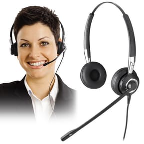 Casque-micro filaire stéréo Jabra GN 2400 Duo, Annulation de Bruit, STD — image 5