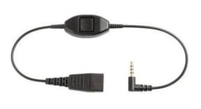 Câble Jabra Gn Netcom pour les téléphones Alcatel série 8 et 9 - jack 3,5 mm