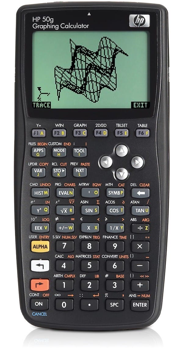 Calculatrice graphique HP 50g pour l’ingénierie et les mathématiques à un niveau avancé