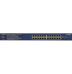 Switch administrable Netgear gigabit 24 ports PoE+ avec 2 ports SFP 380W (GS724TPP)
