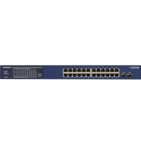Switch administrable Netgear gigabit 24 ports PoE+ avec 2 ports SFP 380W (GS724TPP)