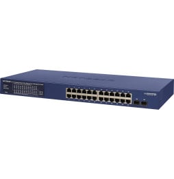 Switch administrable Netgear gigabit 24 ports PoE+ avec 2 ports SFP 380W (GS724TPP)