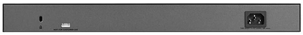 Switch administrable Netgear gigabit 48 ports PoE/PoE+ avec 4 ports SFP 384W (GS752TP) — image 3
