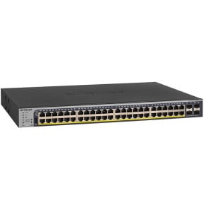Switch administrable Netgear gigabit 48 ports PoE/PoE+ avec 4 ports SFP 384W (GS752TP)
