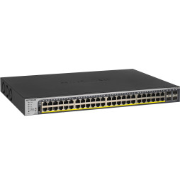 Switch administrable Netgear gigabit 48 ports PoE+ avec 4 ports SFP 760W (GS752TPP)