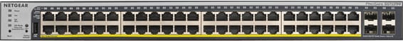 Switch administrable Netgear gigabit 48 ports PoE+ avec 4 ports SFP 760W (GS752TPP)