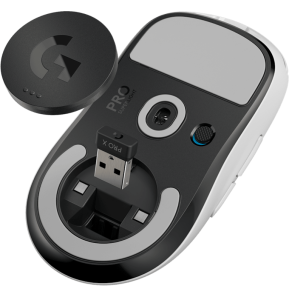 Souris gaming sans fil Bluetooth Logitech G Pro X Superlight (910-005943)