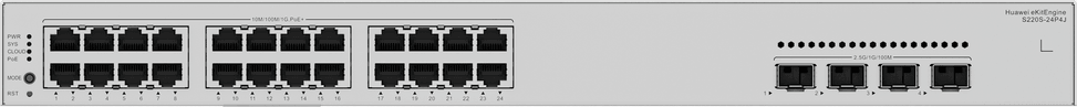 جهاز Switch Huawei eKitEngine S220S-24P4J 24 منفذ (98012516) — صورة 1