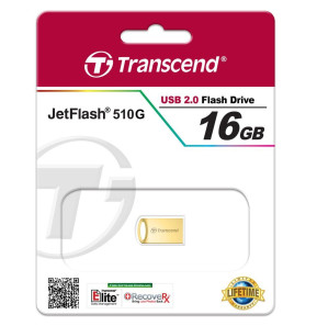 Clé USB Transcend JetFlash 510G - Gold Plating
