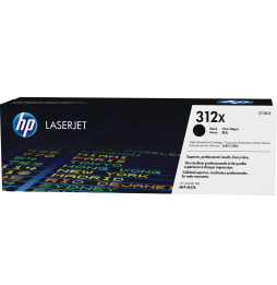 Cartouche de toner noir HP LaserJet 312X (CF380X)