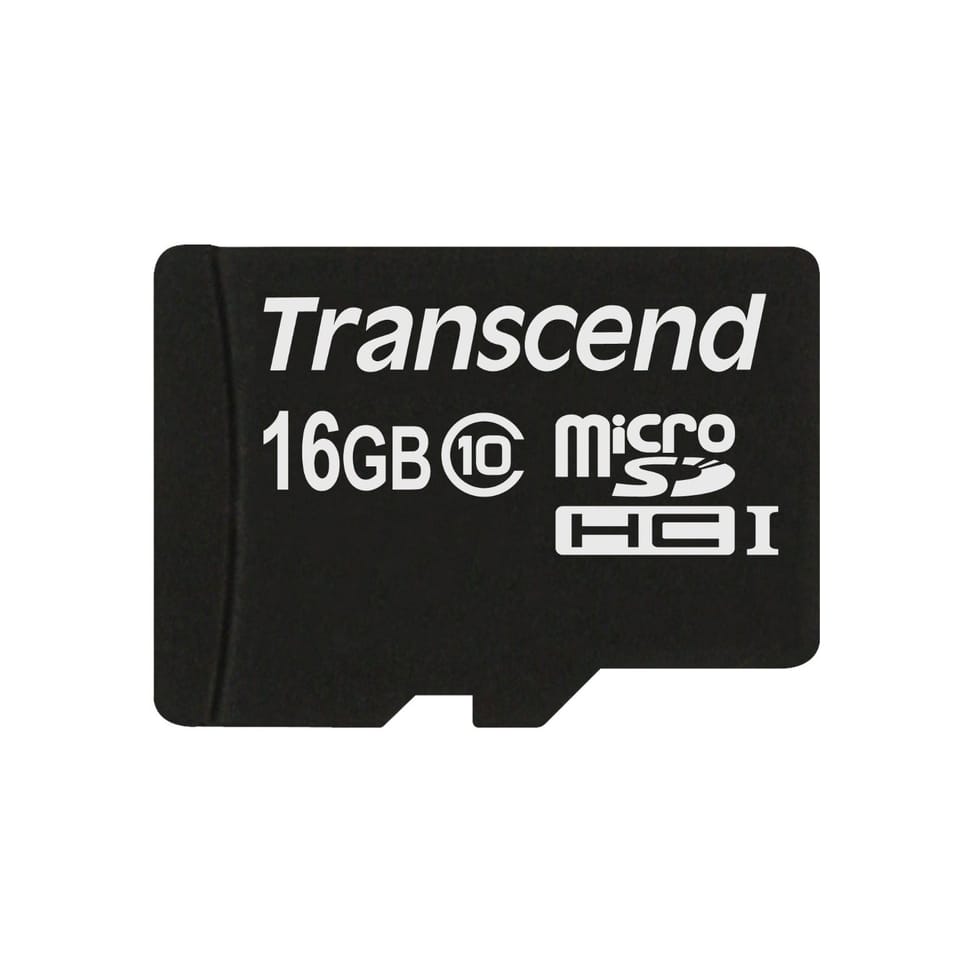 Carte mémoire Transcend microSDHC avec adaptateur SD - Classe 10