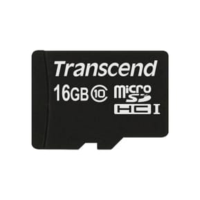 Carte mémoire Transcend microSDHC avec adaptateur SD - Classe 10 — image 2