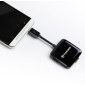 Lecteur de cartes mémoire Transcend SD/microSD/port USB - Compatible avec les appareils Android OTG