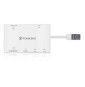 Lecteur de cartes mémoire Transcend RDP7 - avec 3-port USB hub