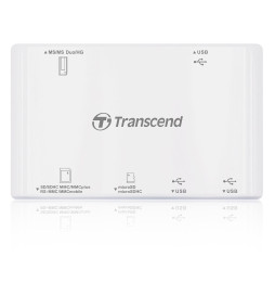 Lecteur de cartes mémoire Transcend RDP7 - avec 3-port USB hub