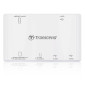 Lecteur de cartes mémoire Transcend RDP7 - avec 3-port USB hub