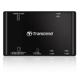 Lecteur de cartes mémoire Transcend RDP7 - avec 3-port USB hub