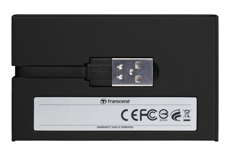 Lecteur de cartes mémoire Transcend RDP7 - avec 3-port USB hub