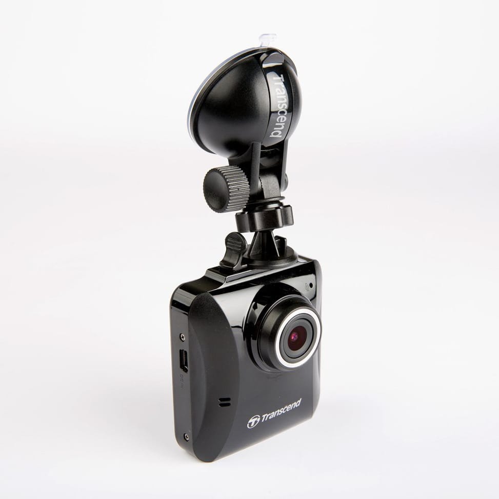 Enregistreur vidéo pour véhicule Transcend DrivePro 100 Full HD LCD 2.4" - Support avec ventouse avec carte mémoire 16GB offerte