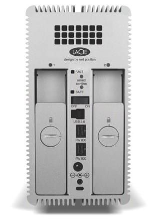 Disque dur externe LaCie 2big Quadra USB 3.0 - 2Bay RAID, FireWire 800
