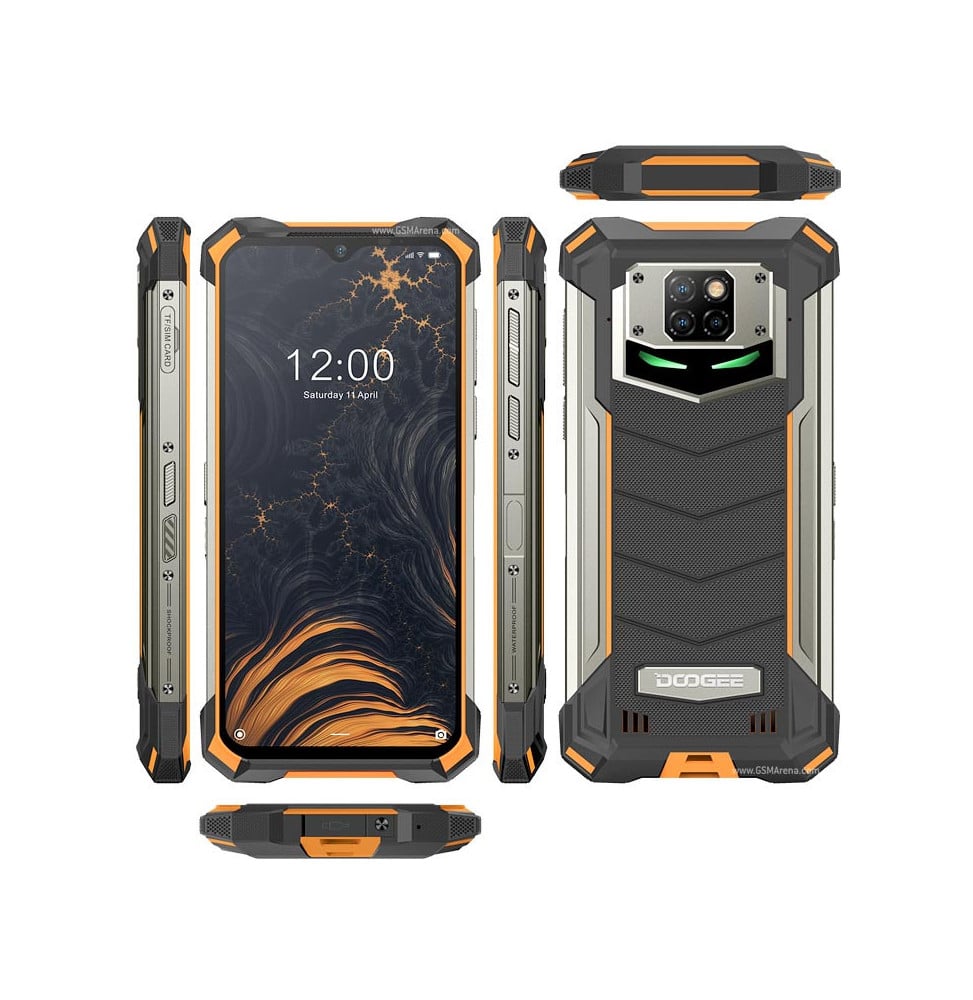 Brotect AirGlass Pellicola Protettiva In Vetro Ibrido Per Doogee S88 Pro [Durezza 9H, Antigraffio, Anti-impronta] - Trasparente, Made In Germany