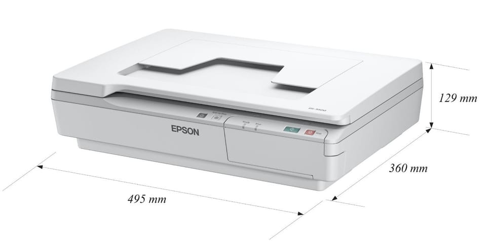 Scanner de documents A4 à plat Epson WorkForce DS-5500 (B11B205131)