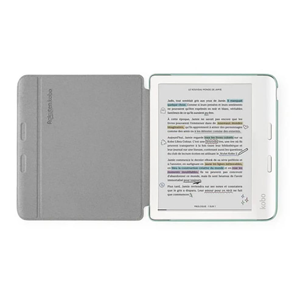 Kobo Libra Colour Basique SleepCover Vert — image 3