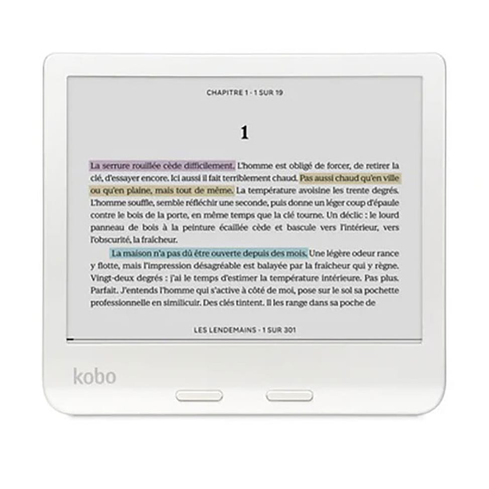 Kobo Libra Colour Blanc — image 2