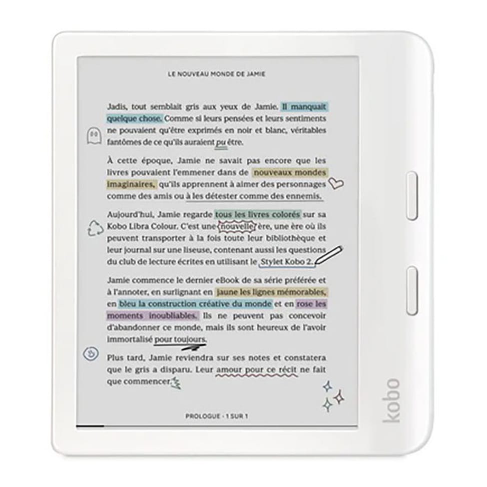 Kobo Libra Colour Blanc — image 4