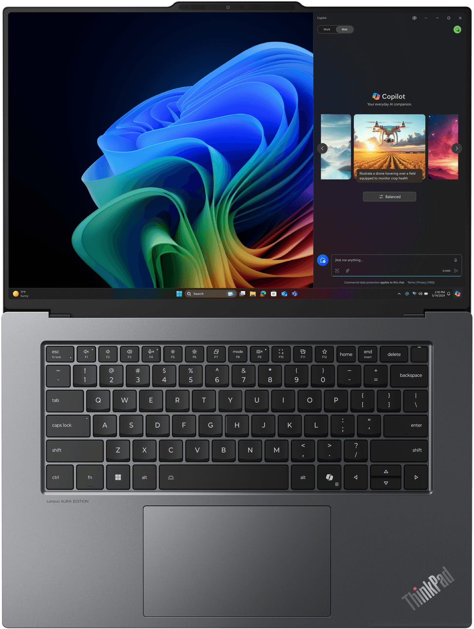 Ordinateur Portable Lenovo ThinkPad X9-15 Gen 1 (21Q6001FFE) — image 6