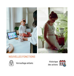 Priska FR Dual Pack - Lot de 2 Prises Wi-Fi avec compteur de consommation