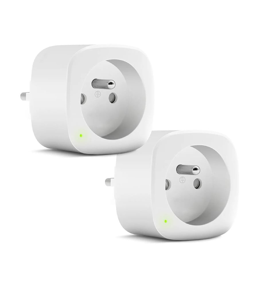 METRONIC - Prise intelligente connectée Wi-Fi 16A (pack de 2)