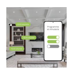 METRONIC - Prise intelligente connectée Wi-Fi 16A (pack de 2)