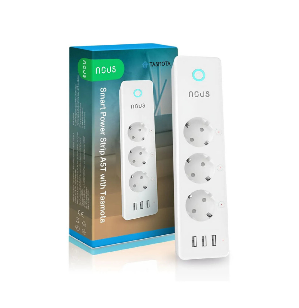 NOUS - Multiprise intelligente Wifi avec Tasmota
