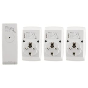 Lot de 3 prises connectées avec télécommande 16 canaux - Otio — image 4