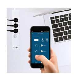 Woox - Multiprise intelligente Wifi 4 prises R4027
