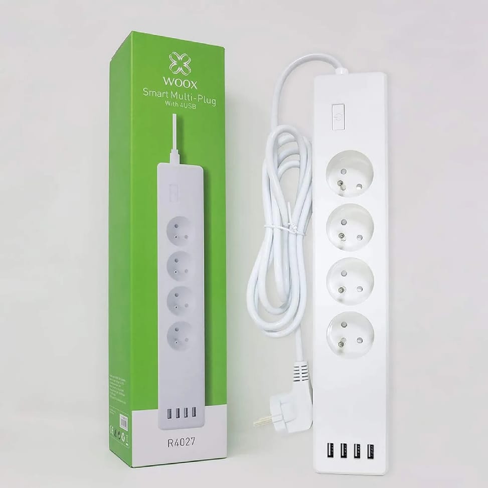 Woox - Multiprise intelligente Wifi 4 prises R4027 — image 3