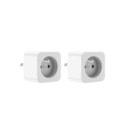 Woox - Prise intelligente FR Type E avec surveillance de l'énergie - R6128-2Pack
