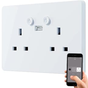Woox - Prise murale intelligente Wifi Double UK R4053 — image 2
