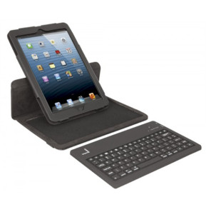 Etui-clavier pour iPad mini : Folio avec clavier Français Bluetooth intégré
