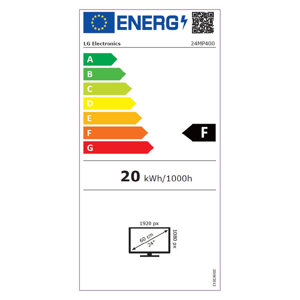 LG 23.8" LED - 24MP400-B — image 2