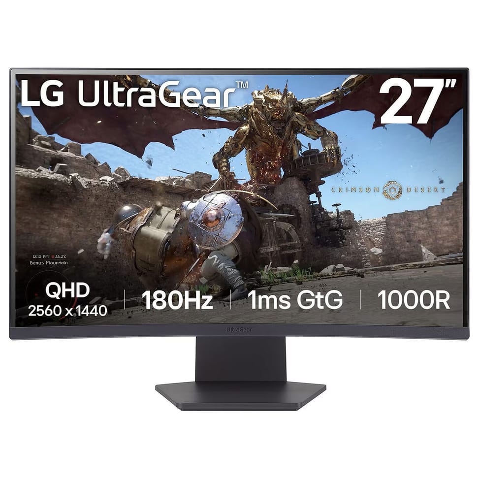 LG 27" LED - UltraGear 27GS60QC-B — image 1
