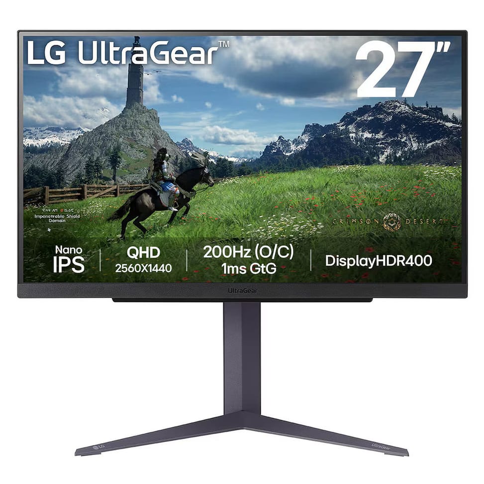 LG 27" LED - UltraGear 27GS85Q-B — image 1