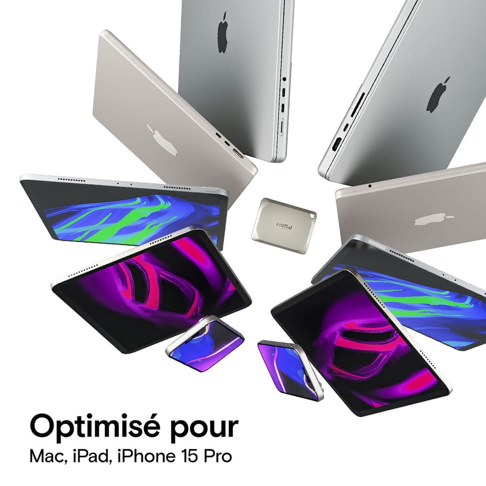 Crucial X9 Pro for Mac Portable 4 To — image 3