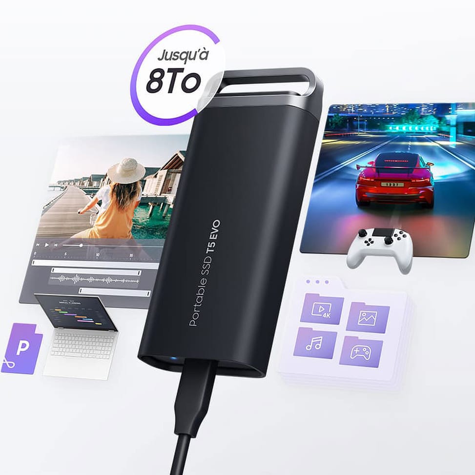 Samsung Portable SSD T5 EVO 8 To — image 4