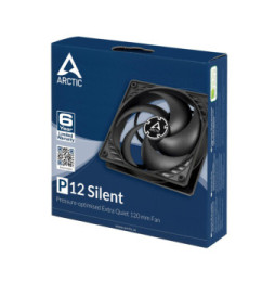 Arctic P12 Silent (Noir)