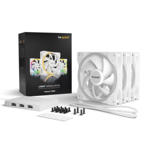 be quiet! Light Wings 120 mm PWM ARGB Triple Pack (blanc)
