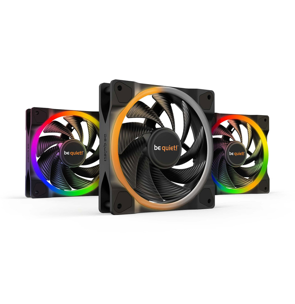 be quiet! Light Wings 120 mm PWM High Speed ARGB Triple Pack