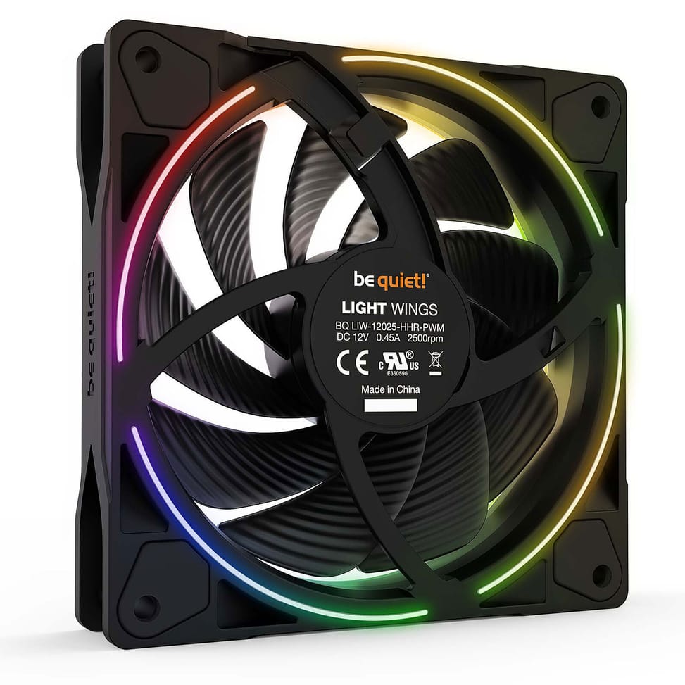 be quiet! Light Wings 120 mm PWM High Speed ARGB Triple Pack — image 3