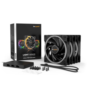 be quiet! Light Wings 120 mm PWM High Speed ARGB Triple Pack